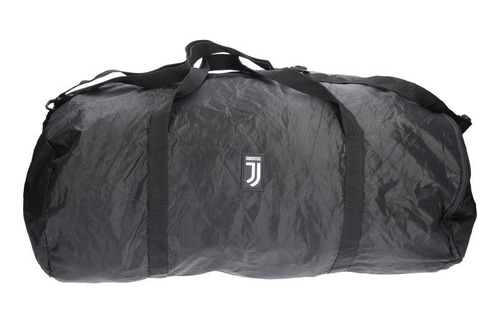 Juventus Bolso Grande Gym Deportivo Negro Con Logo