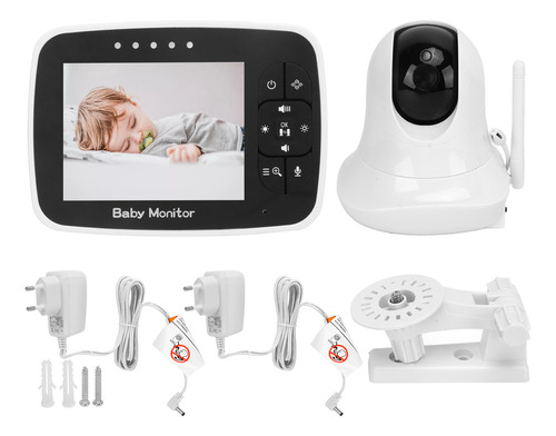 Cámara Monitor Para Bebés, Video De 3.5 Pulgadas, Visión Noc