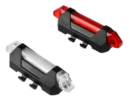 Luces Bicicleta Kuest Delantera Trasera Recargable Usb Led