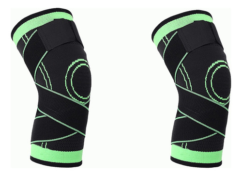 2 Uds Soporte De Rodilla Ajustable,para Correr Baloncesto