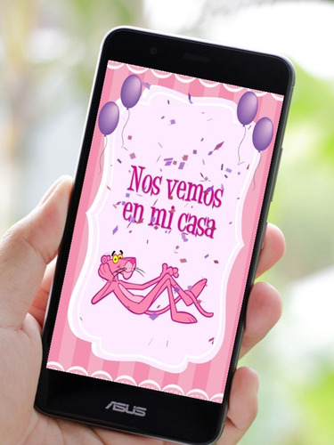 Video Invitación De Cumpleaños De La Pantera Rosa