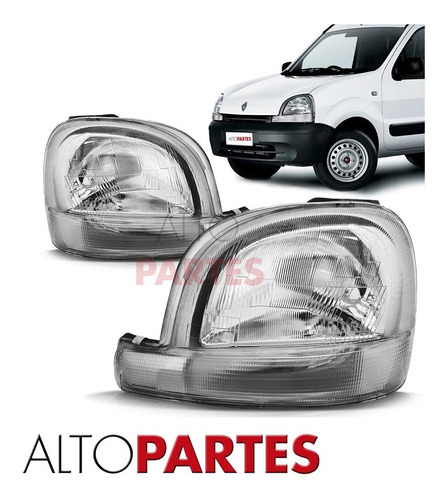 Juego Optica Kangoo 2003 2004 2005 2006 2007 2008 G/cristal