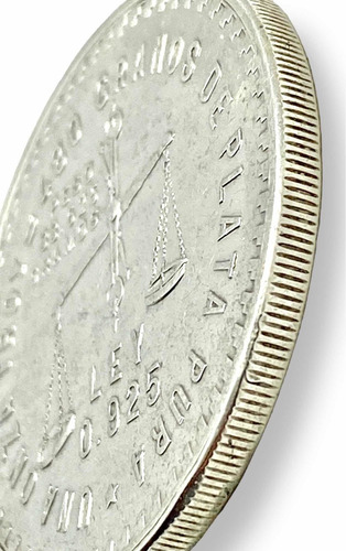 Moneda Plata 1 Onza Troy Plata Balanza 1949 Ley 925