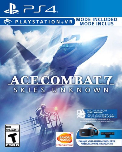  Fisico Sellado Ace Combat 7 Skies Unknown Ps4 Vr 