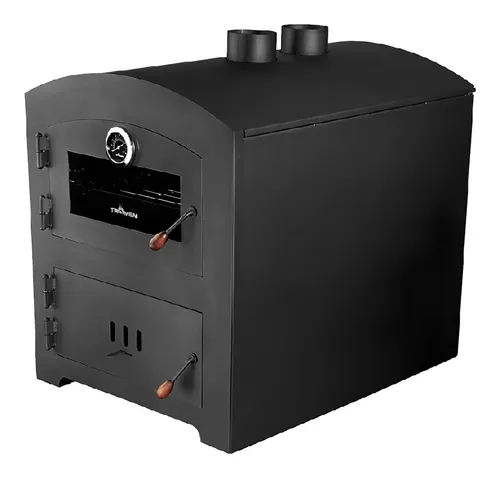 Horno Cocina Leña Tromen Tango Apto Mesada Pirómetro Gourmet