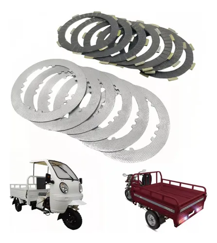 comprar Pastas Y Discos De Clutch Para Motocarro, 6 Pastas\u002F5 Discos