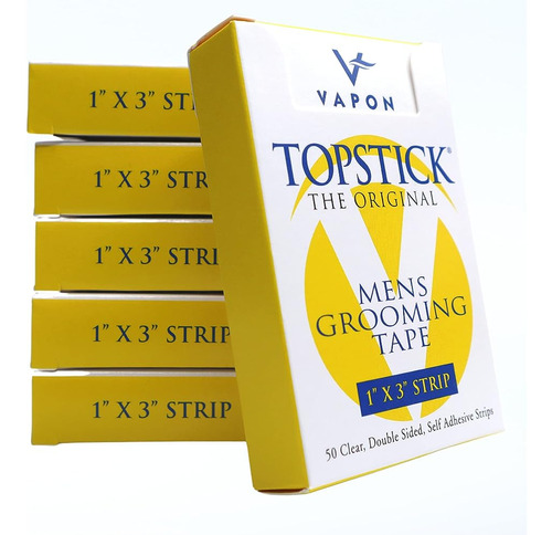 Vapon Topstick - The Original Men's Grooming Tape - 300 Coun