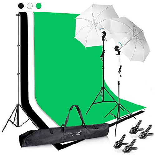 Hyj-inc Kit De Soporte Para Fotografia Y Estudio De Fondo Co