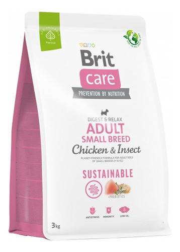 Brit Care  Adulto Small Breed Chicken E Insectos 3 Kgs