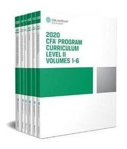 Cfa Program Curriculum 2020 Level Ii Volumes 1-6 Box Set ...