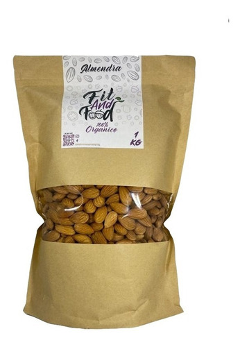  Almendra Entera 1 Kg - Calidad Premium -fit And Food 