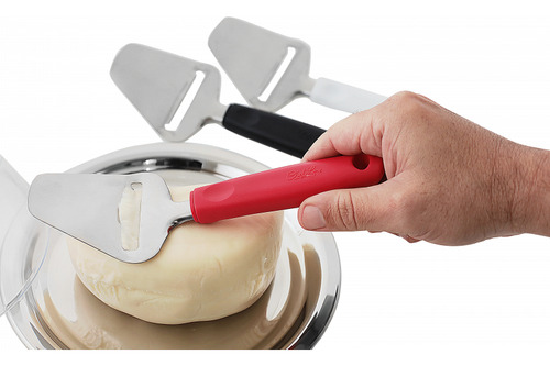 Fatiador Plaina De Queijo Inox Com Cabo Ergonômico Cor Vermelho
