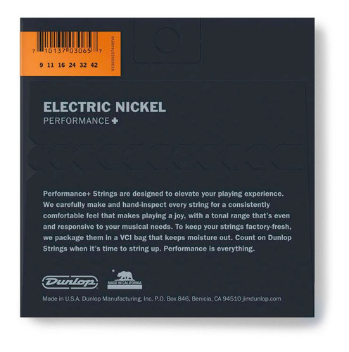 Cuerdas Guitarra Eléctrica Jim Dunlop Den 09/42 Usa