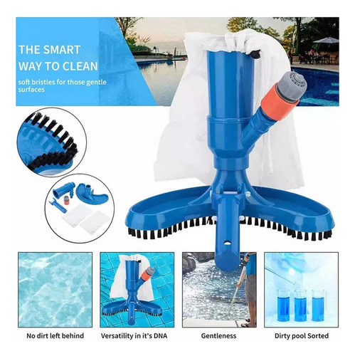 Aspirador De Piscina Con Escoba Limpiadora 5 En 2024 A