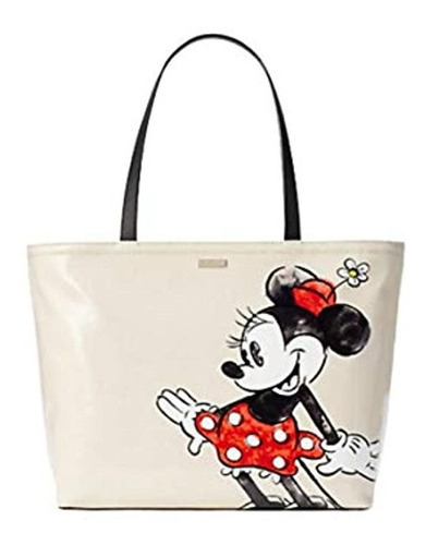 Bolso Tote De Lona Diseño Minnie Mouse.marca Kate Spade