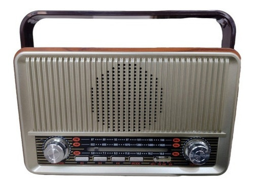 Radio Parlante Retro Vintage Bluetooth Am Fm Sw Recargable