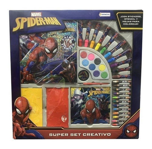 Spiderman Super Set Creativo 45x45 Cm Ar1 Vsp03266 Ellobo