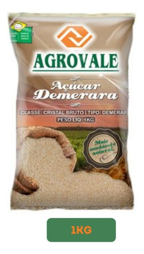 Açúcar Demerara + Saudável E Natural 1 Kg