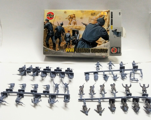 Imagen 2 de 7 de Wwi German Infantry Escala 1/72 Airfix 01726