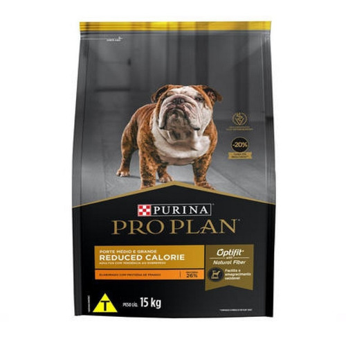 Proplan Ração P/cachorro Medio E Grande Reduced Calorie 15kg