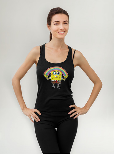 Playera Bob Esponja Rainbow Orgullo Pride Lgbtt Marcha