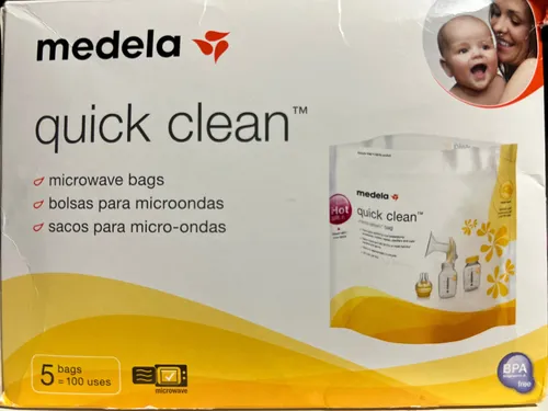 Medela Quick Clean, Bolsas Esterilizar 3 Min Lactancia