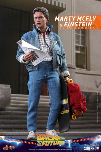 Hot Toys Back To The Future Marty Mcfly And Einstein