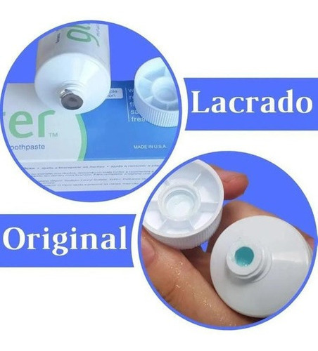 Kit C/ 3 Creme Dental-pasta De Dente Amway Glister De 60gr
