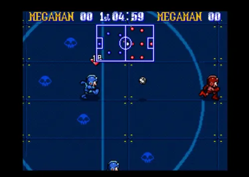 Mega Man Soccer Megaman Futebol Rockman Super Nintendo Snes