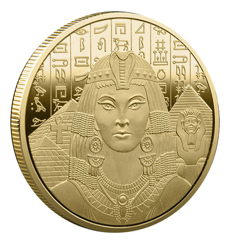 Decoración De Hierro Con Monedas Conmemorativas De Egipto Vi