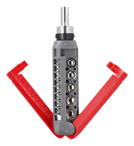 De Chave De Fenda Manual Multifuncional Com Catraca Espiral
