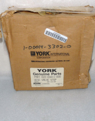 York 022-03411-000 Valve Stop 3-way 1/2 Npt New Zze
