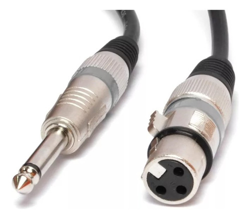 Cable Canon Hembra A Plug 1/4 9 Metros - Power On