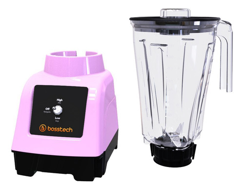 Licuadora Bosstech B2 550w 2v Vaso De Plástico Color Rosa
