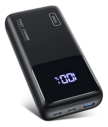 Cargador Portatil Iniu 25000 Mah/negro