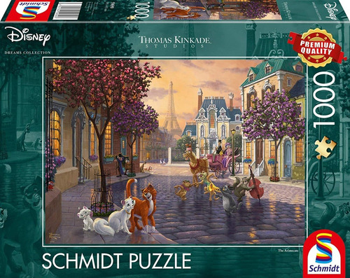 Rompecabezas Puzzle Schmidt Disney Aristogatos 1000 Piezas