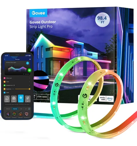 comprar Tira De Luces Led Rgbic Wifi A Prueba De Agua, 30 M
