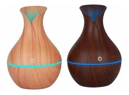 Humidificador Pebetero Diseño Madera Difusor Dearomas