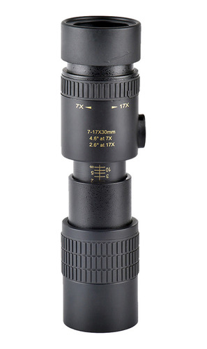 Imagen 2 de 6 de Monocular Shilba Zoom 7 - 17 X 30 Compacto Profesional