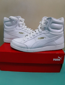 tênis couro cano alto puma ikaz classic feminino