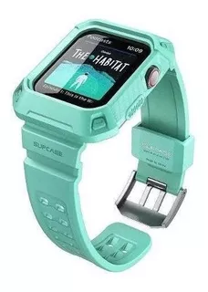 Capa + Pulseira Supcase Para Apple Watch 45mm Mintgreen