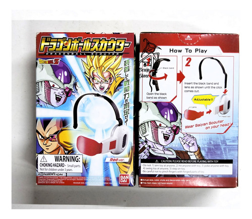 Dragon Ball Z Saiyan Scouter Rastreador Rojo 22cm Brujostore (Usado)
