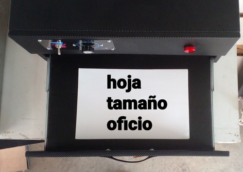 Maquina Grande Para Sellos De Goma Con Charola Corrediza Uv
