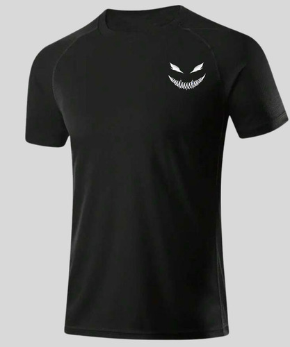 Playera Creepy Smile, Gym, Gimnasio, Training, Corte Fit.