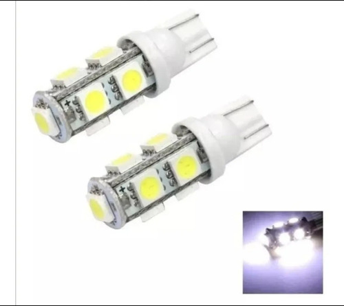 Ampolleta Led Estacionamiento Cola De Pez 12v Blanca Auto