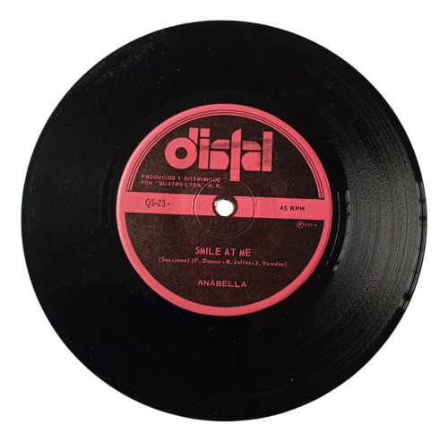 Vinilo Single De Anabella -- The Game ( H81 (Usado)