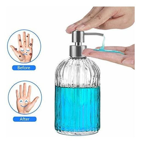 Dispensador De Jabón - Hextek Acero Inoxidable, 6 Unidades