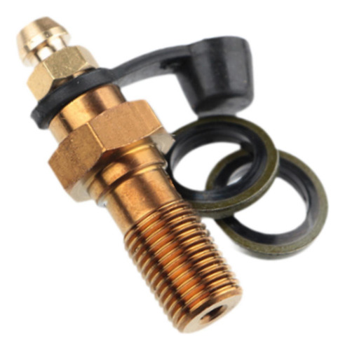 Tornillo De Purga De Perno Banjo M10, Oro 1.0