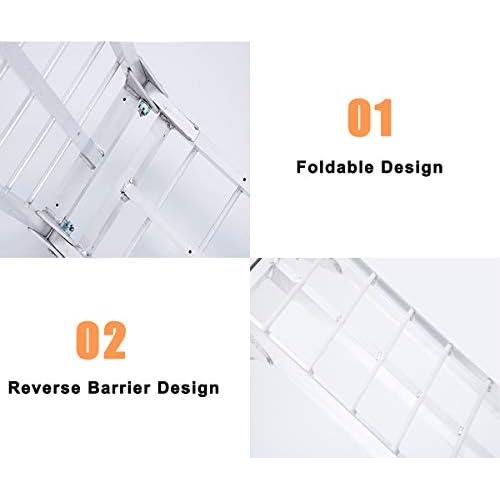 Motorcycle Ramp For Pickup Trucks 7.5ft Folding Aluminu...
