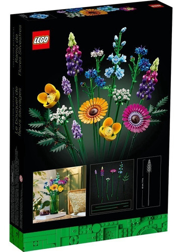 Lego Icons Botanical - Ramo De Flores Silvestres - Set 10313
